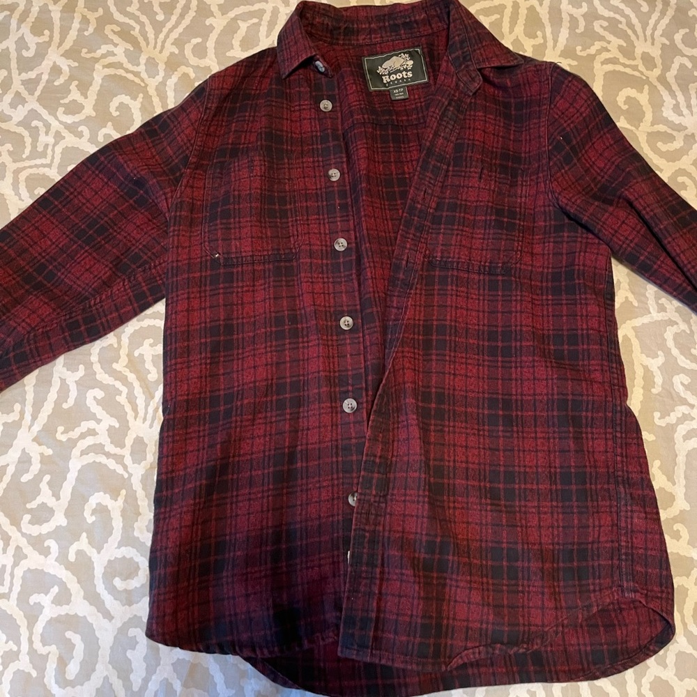 Roots Button Up Flannel